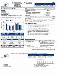 Image result for Printable Electric Bill