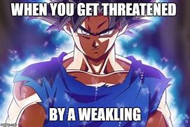 Image result for Goku Ultra Instinct Meme