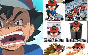Image result for Ash Baby Scream Meme