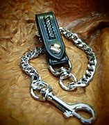 Image result for leather wallets chain