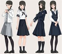 Image result for Anime School Uniform Example