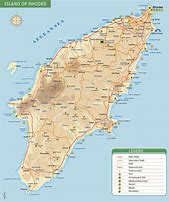 Image result for Rhodes Greece Map Greek Islands