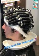 Image result for Hair Curlers Perm Men