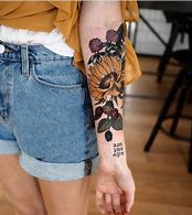 Image result for Fall Flower Tattoo