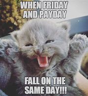 Image result for Cat Friday Payday Meme