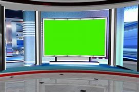 Image result for News Cast Studio Greenscreen