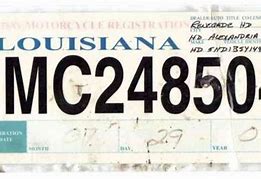 Image result for Blank Louisiana Temp Tag