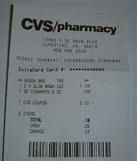 Image result for Pics of a CVS Recipt for a Phillips Remote