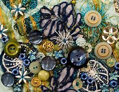 Image result for Buttons and Beads in Embroidery