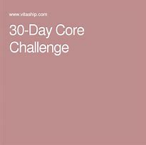 Image result for 30-Day Core Challenge