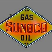 Image result for Vintage Sunoco Sign