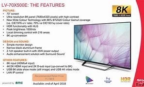 Image result for Sharp 70 Inch TV Dimensions