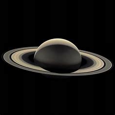 Saturn has the most extensive rings in the solar system💫🛰 The Saturnian rings are made mostly of chunks of ice and small a… | Saturn, Astronomy, Planets and moons
