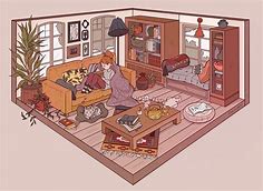 Kimmys art — Perspective practice, I wanted to draw something... | Room perspective drawing, Perspective art, Isometric art