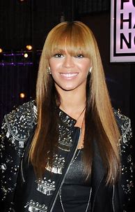 Image result for Beyoncé with Straight Hair