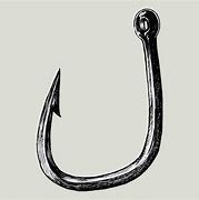 Image result for Fish Hook Illustration