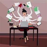 Image result for Multitasking Woman at Work