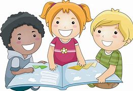 Image result for Clip Art Image of Children Reading Books