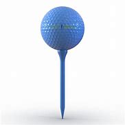 Image result for Golf Ball On Blue Tee