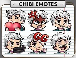 Image result for Chibi Boy Emotes