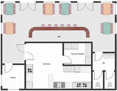 Image result for Floor Plan of Restaurant