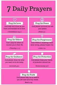 Image result for Things to Pray for Daily