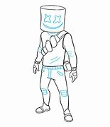 Image result for Marshmello Fortnite Skin Drawing Easy