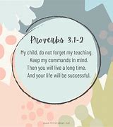 Image result for Proverbs 3 1-2