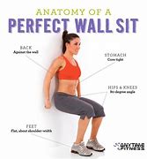 Image result for How to Do a Wall Sit