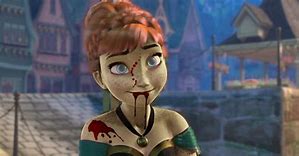 Image result for Frozen Anna Zombie