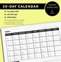 Image result for 31 Day Calendar