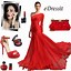 Image result for Red Gown Accessories