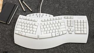 Image result for White Ergonomic Keyboard