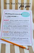 Image result for Writing Down New Year Resolutions