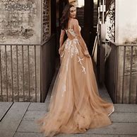 Image result for Dark Champagne Gowns