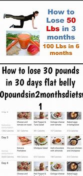 Image result for Lose 30 Pounds Meal Plan