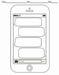 Image result for Cell Phone Writing Template
