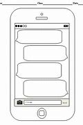 Image result for Cell Phone Template Printable