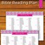 Image result for One Year Bible Plan Printable