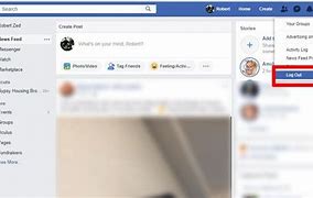 Image result for How to Log Out Facebook