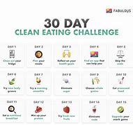 Image result for 30-Day Clean Eating Challenge