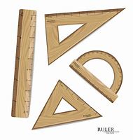 Image result for Drawing of Wooden Ruler