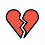 Image result for Broken Heart Symbol Emoji
