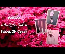 Image result for Pink Aesthetic Decal ID Roblox