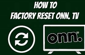 Image result for Onn 50 Inch TV Reset Button Location