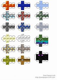 Image result for Minecraft Papercraft Items