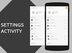 Image result for Android Settings Interface