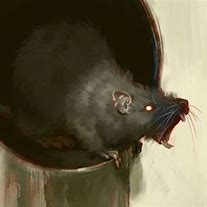 Image result for Scary Rat Art