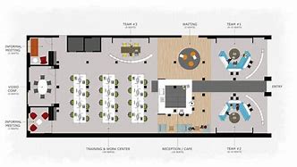 Image result for Coworking Space Furniture Layout