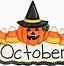 Image result for October Month Calendar Clip Art